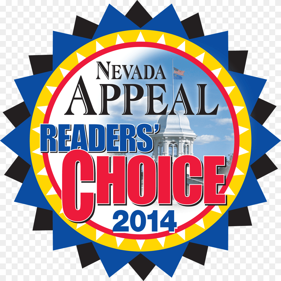 Nevada Appeal Best Of Carson City 2019, Logo, Dynamite, Weapon, Symbol Free Png Download
