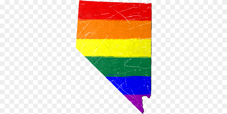 Nevada Silhouette Lgbt Pride Flag Nevada, Art, Modern Art, Painting, Graphics Png Image