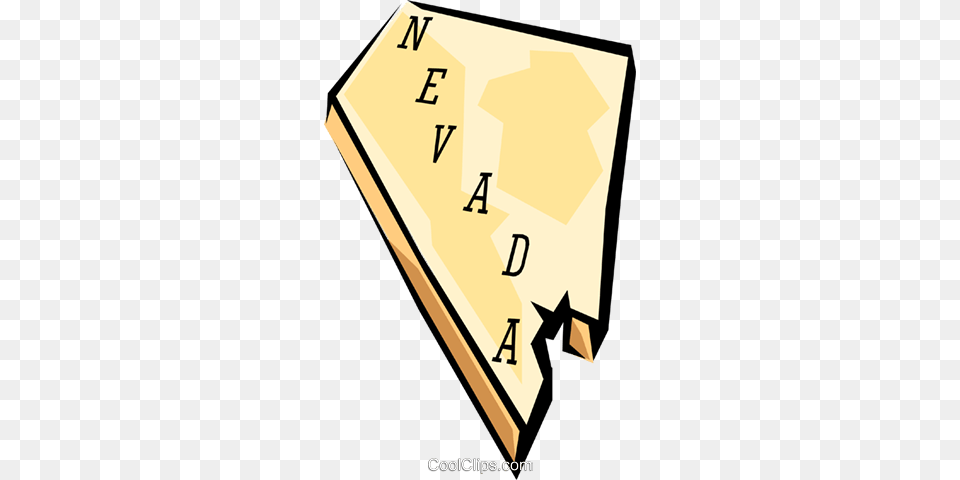 Nevada State Map Royalty Vector Clip Art Illustration, Book, Publication, Text Free Png Download