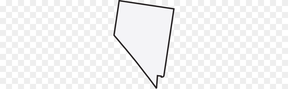 Nevada Tilted For Map Clip Art, White Board, Electronics, Screen Free Png Download