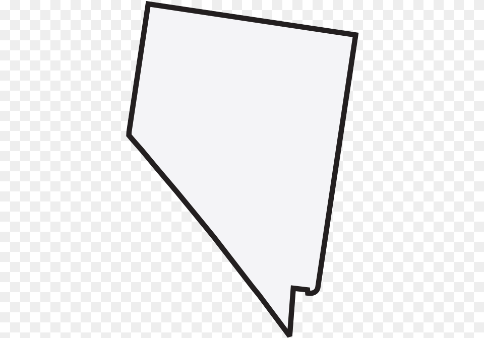 Nevada Tilted For Map Svg Vector Line Art, Electronics, Screen, White Board Free Transparent Png