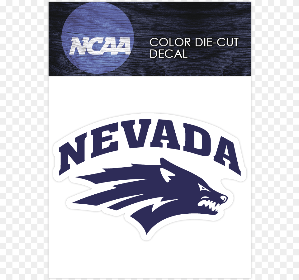 Nevada Wolf Pack Logo Ncaa Die Cut Vinyl Car Sticker Wolf Pack Nevada, Animal, Fish, Sea Life, Shark Png
