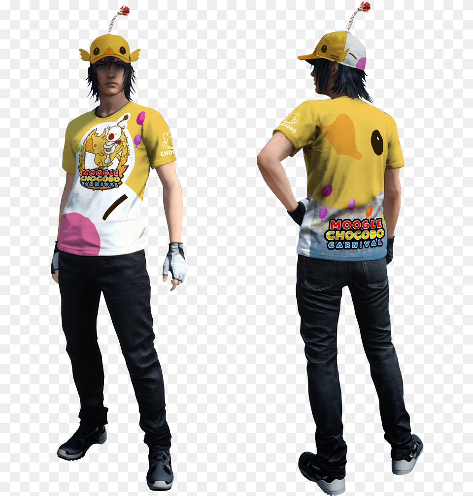 Never Miss A Moment Moogle Chocobo Carnival Shirt, Adult, Person, Man, Male Free Png Download