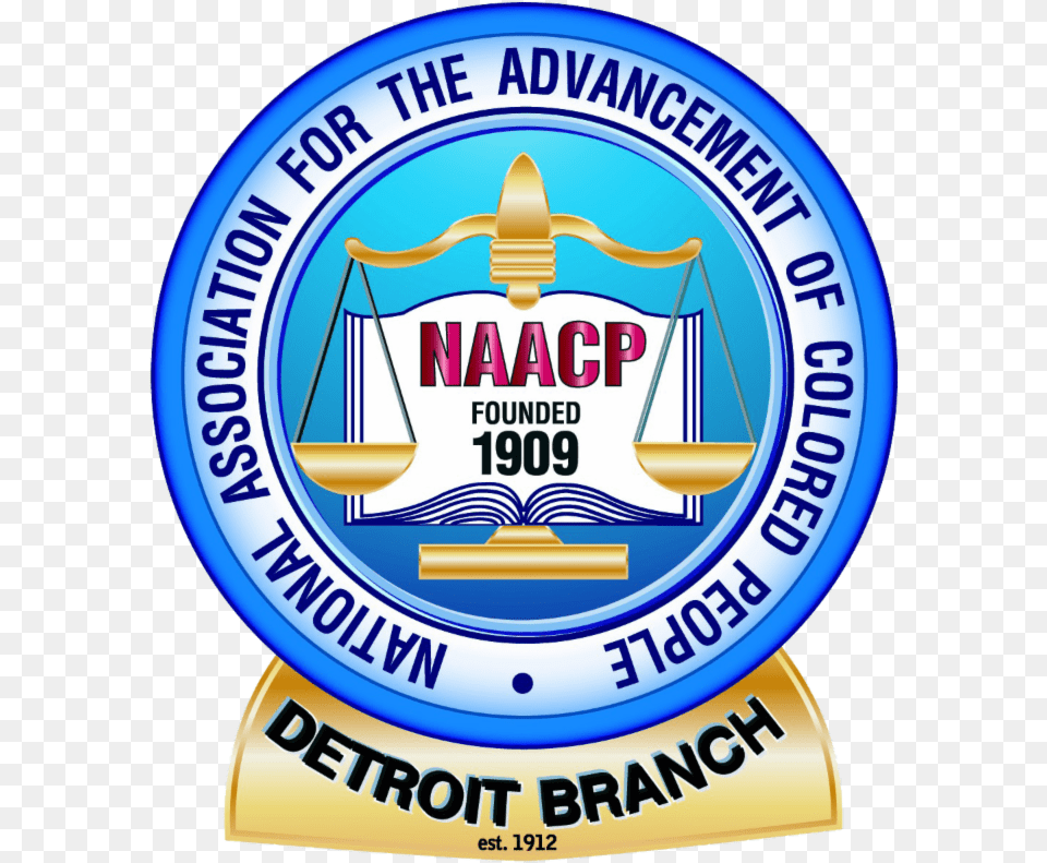 Never Miss A Moment Naacp Detroit, Badge, Logo, Symbol Png Image