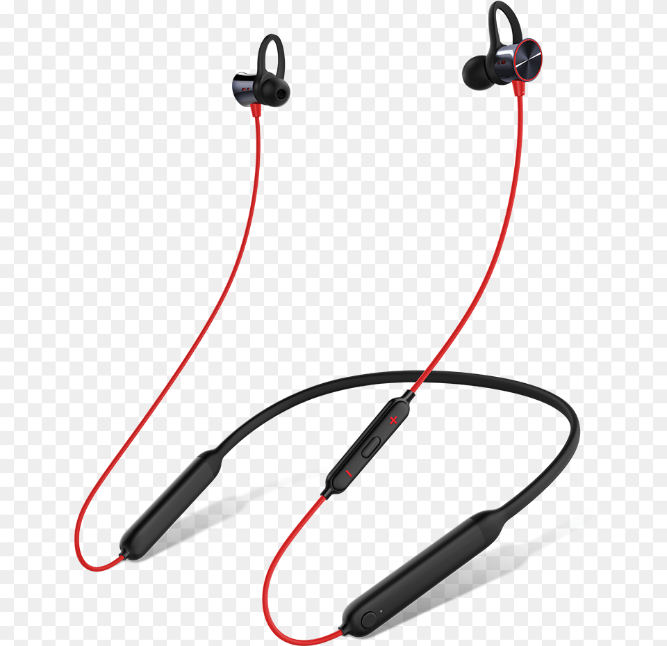 Never Settle Oneplus Bullets Wireless Red, Electrical Device, Microphone, Electronics, Headphones Free Png Download