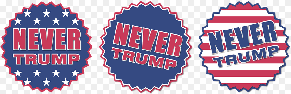 Never Trump, Badge, Logo, Symbol, Sticker Free Png Download