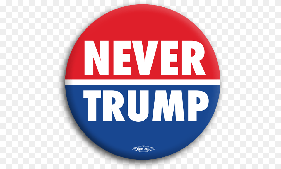 Never Trump Button Logo, Badge, Symbol, Sign Free Transparent Png