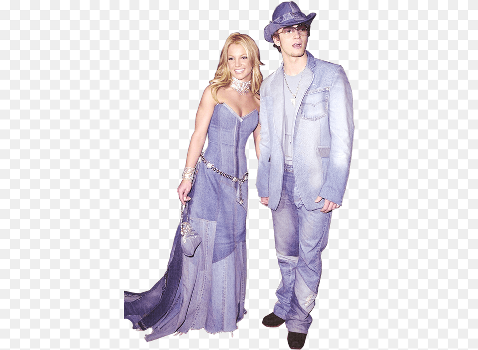 Nevermind Justin Timberlake Celebrity Couples Britney Britney And Justin Transparent, Pants, Clothing, Formal Wear, Dress Png Image