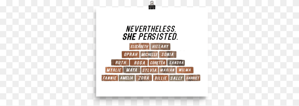 Nevertheless She Persisted Poster Pug, Advertisement, Text Free Png
