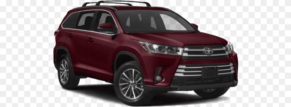 New 2019 Toyota Highlander Xle V6 Fwd 2018 Toyota Highlander Xle, Car, Vehicle, Transportation, Suv Png Image