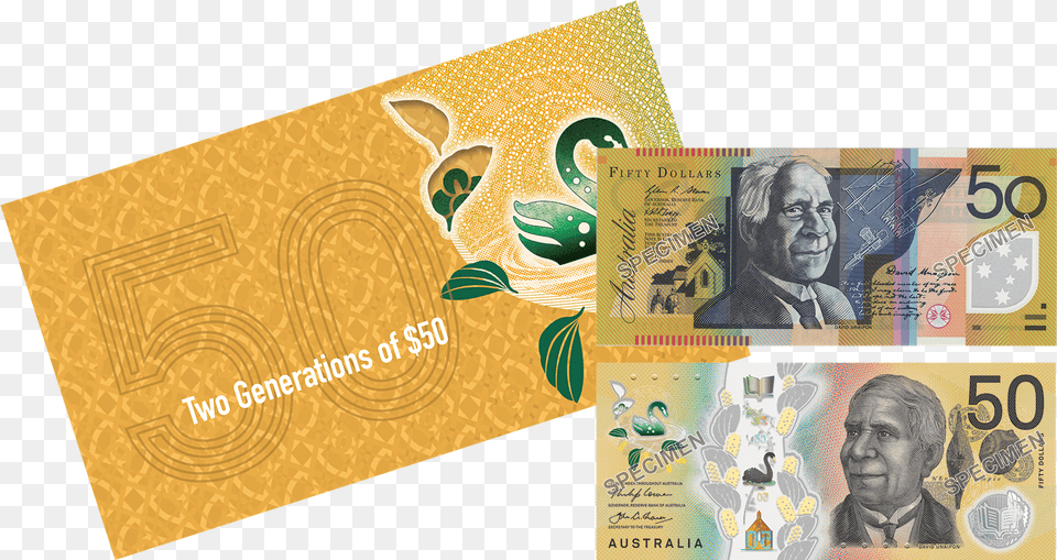 New 50 Australia Note, Adult, Male, Man, Person Free Transparent Png