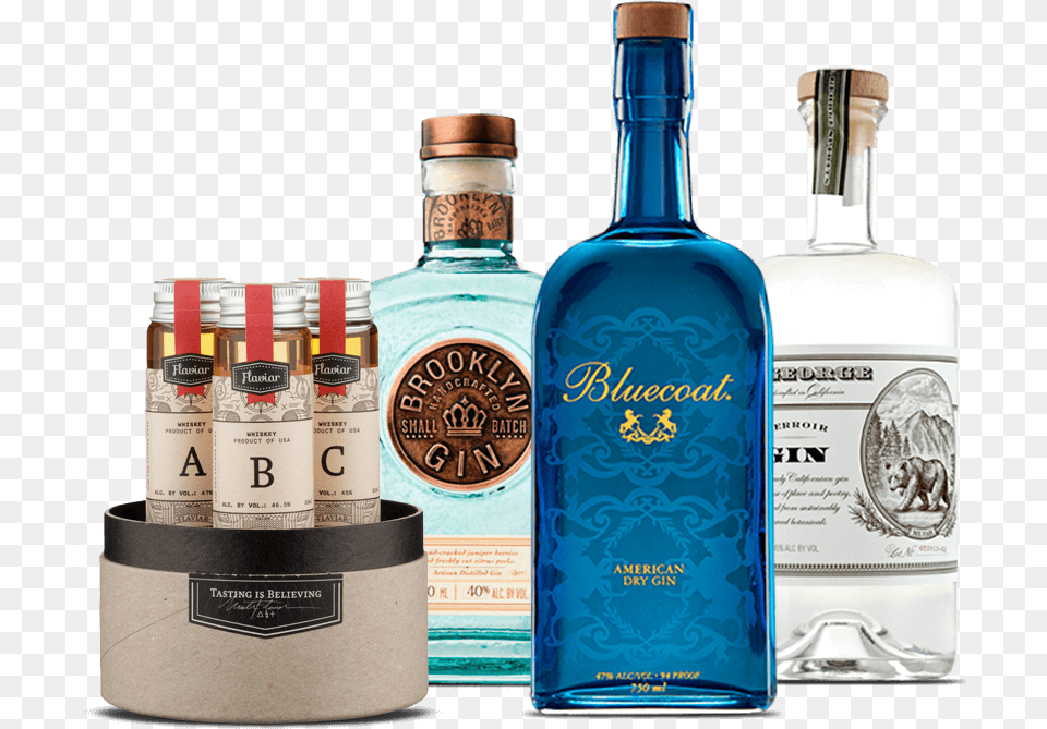 New American Gin Vodka, Alcohol, Beverage, Liquor, Bottle Png Image