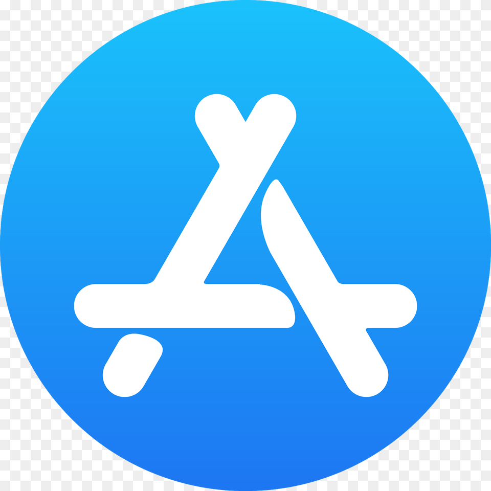 New Apple Store Icon New App Store Icon Svg, Sign, Symbol, Road Sign, Disk Free Png