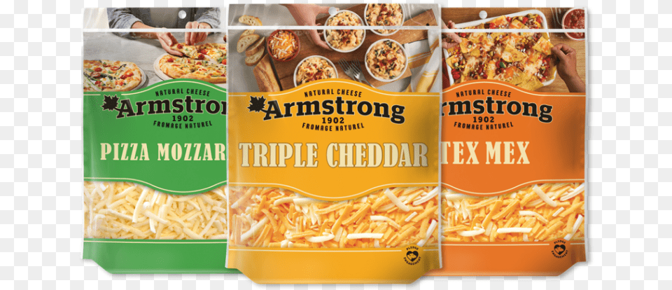 New Armstrongu0027s Shredded Cheese Launch It List It Armstrong Shredded Cheese, Meal, Food, Lunch, Adult Png Image