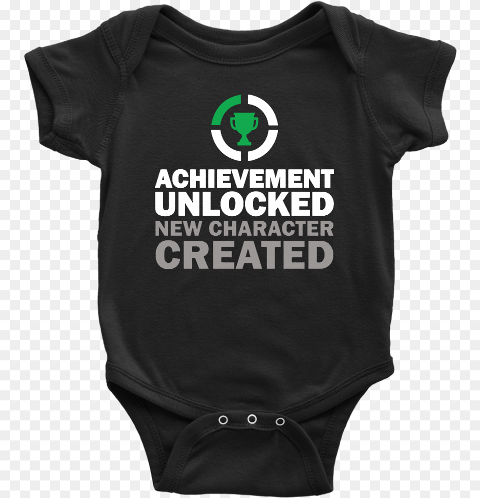 New Baby Achievement Unlocked, Clothing, T-shirt, Shirt, Knitwear Png Image