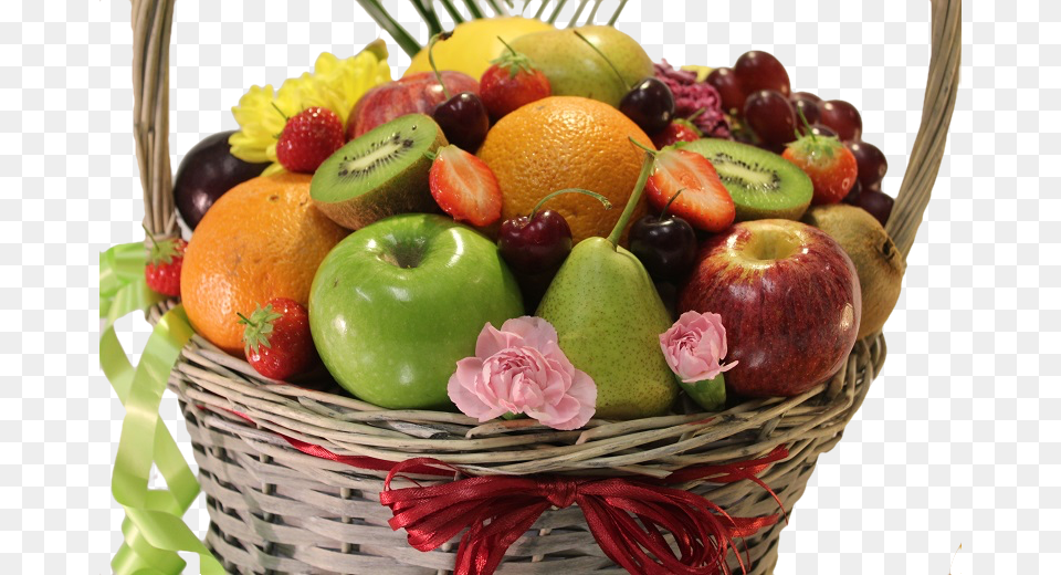 New Baby Basket Deluxe Ilovefruit Granny Smith, Produce, Plant, Food, Fruit Free Png Download