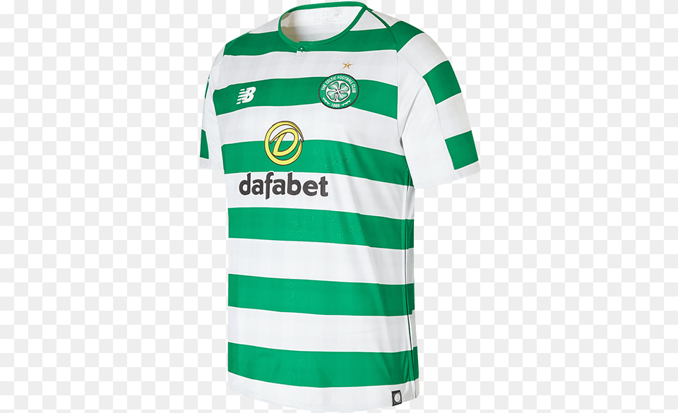 New Balance Celtic Fc Adults Home Jersey Celtic 18 19 Kit, Clothing, Shirt, Mailbox Png