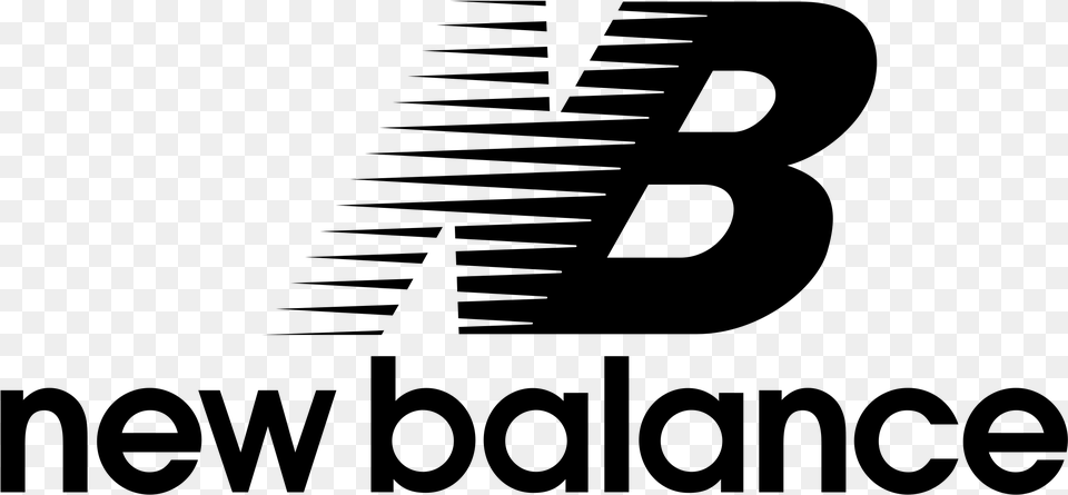 New Balance Logo Black, Gray Free Png