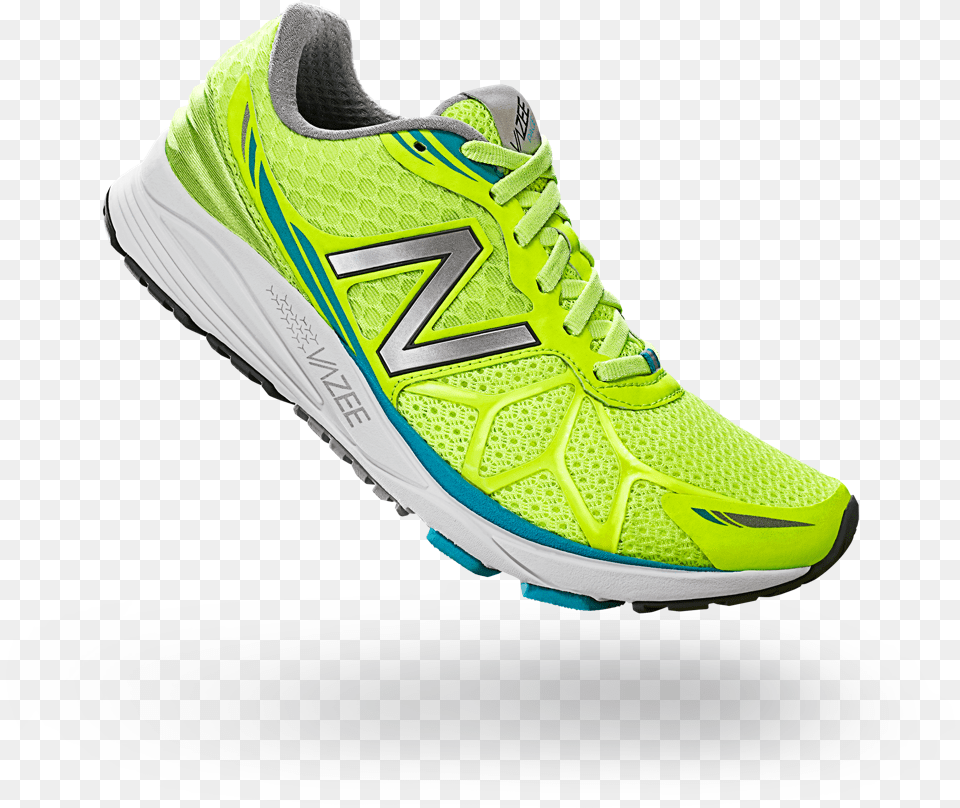 New Balance Neon Yellow Sneaker Running Shoe, Clothing, Footwear, Running Shoe Free Png Download
