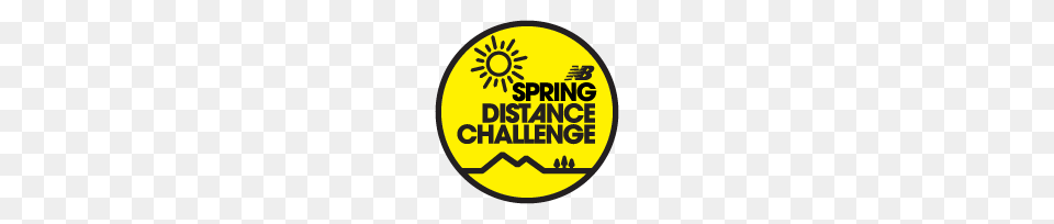 New Balance Spring Distance Challenge, Badge, Logo, Symbol, Sticker Png Image