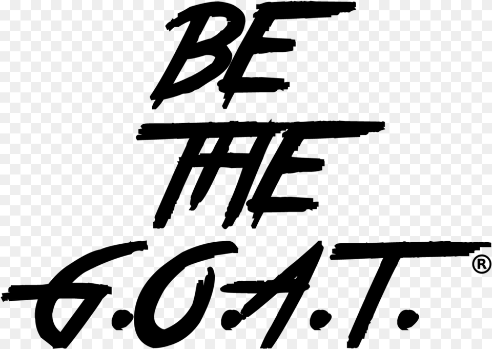 New Be The Goat Iso Copy 2 Goat Text, Gray Free Png Download