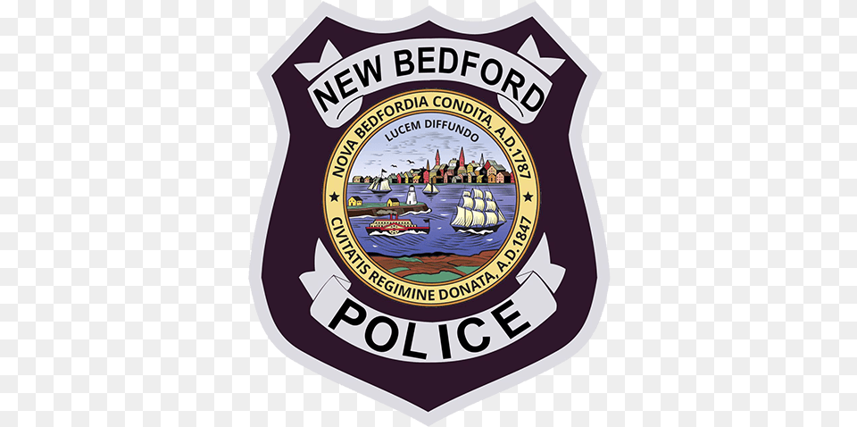 New Bedford Police Department U2013 City Of One New Bedford Police Department, Badge, Logo, Symbol, Food Free Png