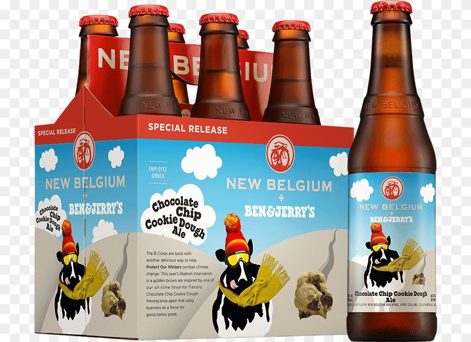 New Belgium Cookie Dough Beer, Alcohol, Beer Bottle, Beverage, Bottle Free Png Download