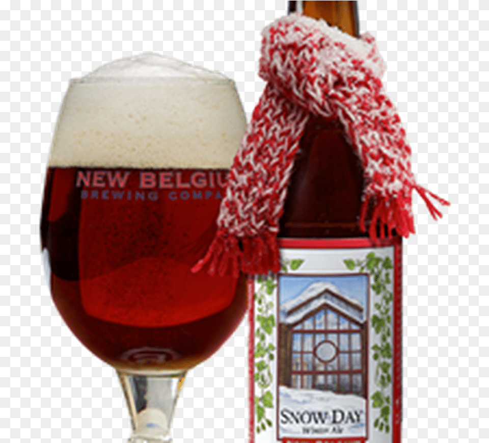 New Belgium Snow Day, Alcohol, Beer, Beverage, Glass Png Image