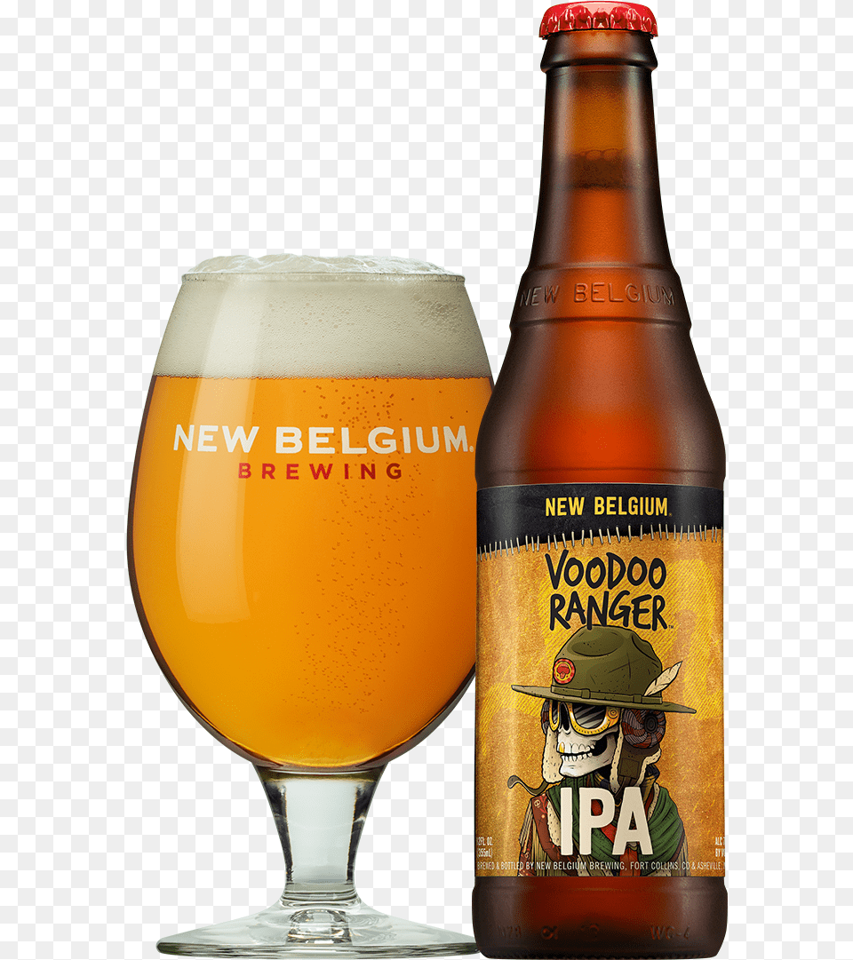 New Belgium Voodoo Ranger Ipa, Glass, Liquor, Bottle, Beverage Png Image