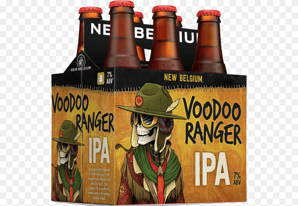 New Belgium Voodoo Ranger Ipa 6 Pack 12 Oz New Belgium Voodoo Ranger Ipa, Alcohol, Beer, Beer Bottle, Beverage Free Transparent Png