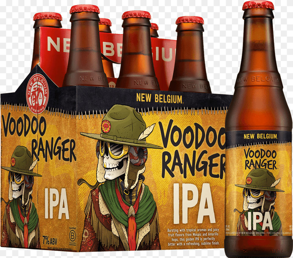 New Belgium Voodoo Ranger Ipa New Belgium Voodoo Ranger, Alcohol, Beer, Beer Bottle, Beverage Png