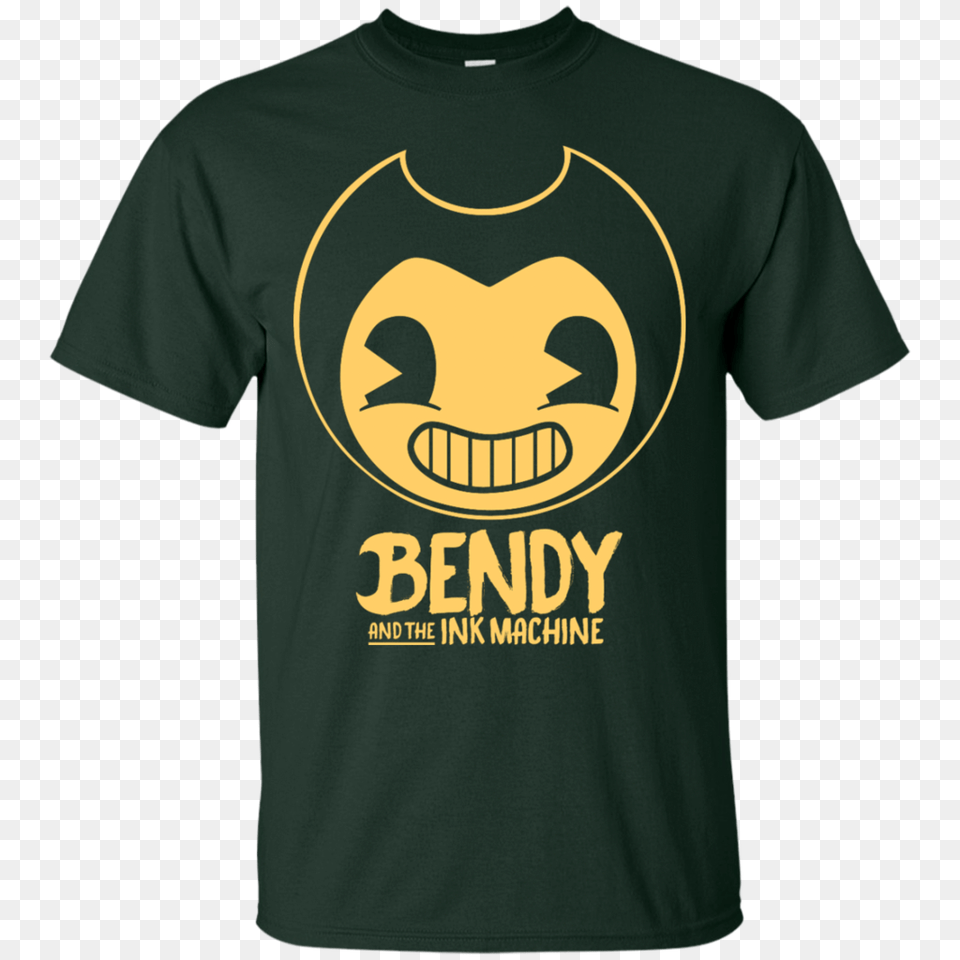New Bendy And The Ink Machine Shirt Teesdiys, Clothing, T-shirt, Logo, Symbol Free Transparent Png