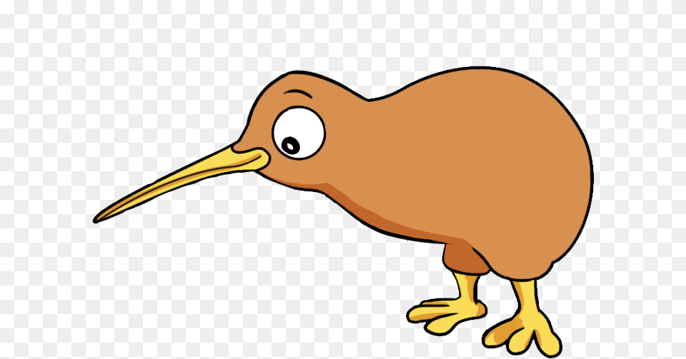 New Bird Clipart Kiwi Bird Drawing Easy, Animal, Beak, Kiwi Bird Png Image
