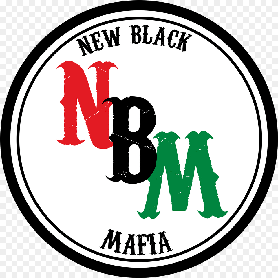 New Black Mafia Logo Work At The Disco, Person, Adult, Male, Man Free Png Download