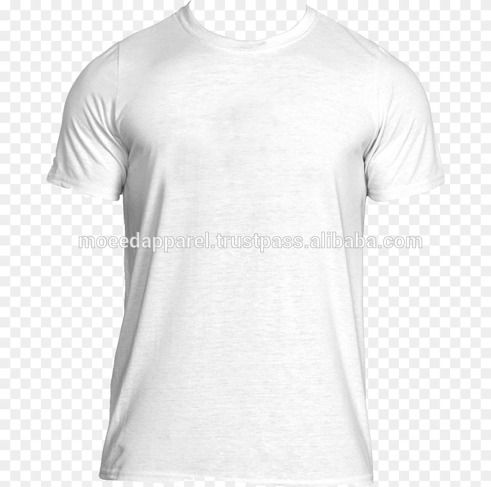 New Blank Gym Clothing White T Shirt For Men Micro Polyester T Shirt, T-shirt, Undershirt Free Png Download