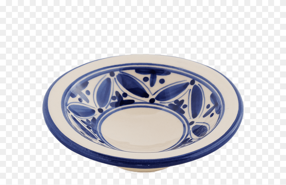 New Blue Fez Round Sauce Dish Sauce, Art, Pottery, Porcelain, Plate Png Image