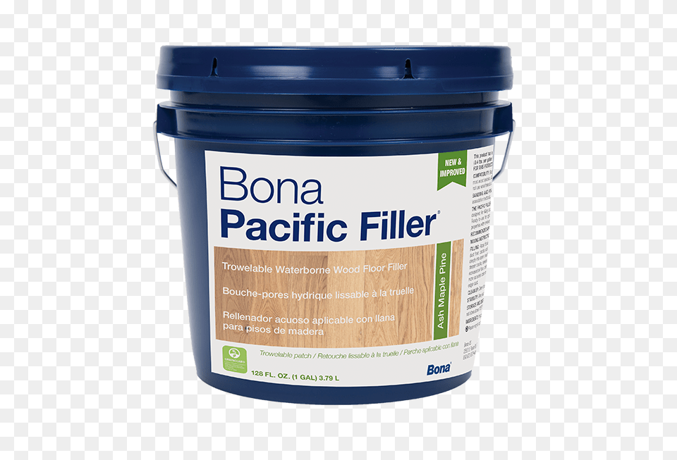 New Bona Pacific Filler 128 Web Hardwood, Paint Container, Bottle, Shaker, Bucket Free Transparent Png