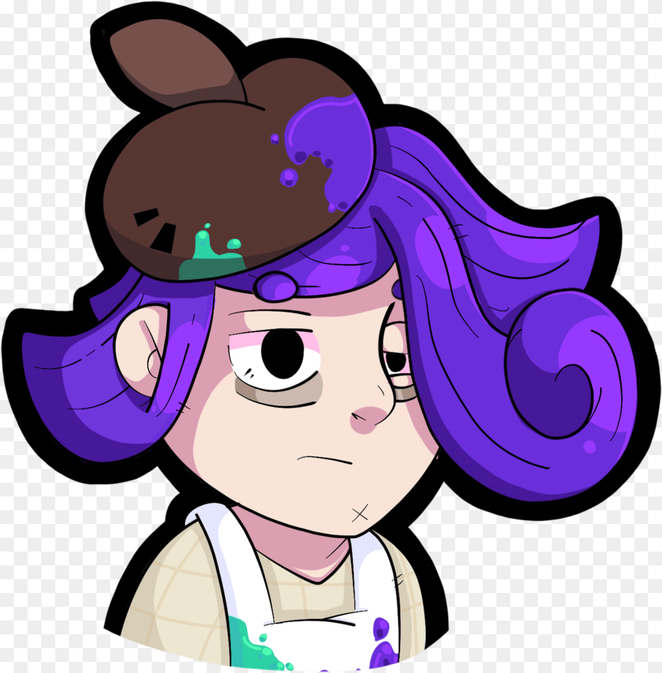 New Brawler Concept Purple The Artist Extraordinaire, Baby, Person, Book, Comics Free Png Download