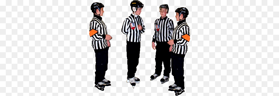 New Brunswick Officials Association Hockey Powered By Referee, People, Shoe, Clothing, Person Free Png