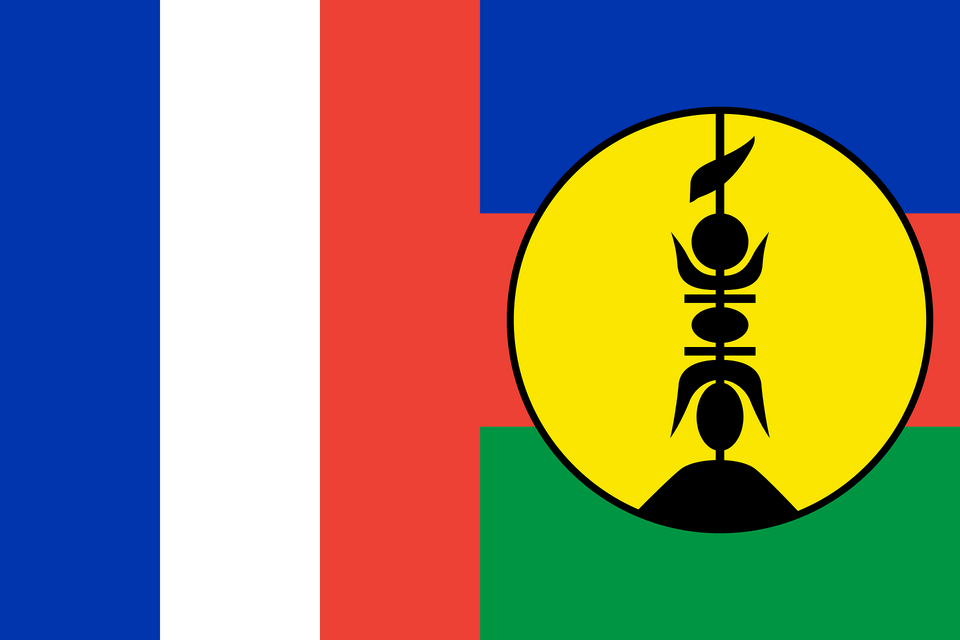New Caledonia Flags Merged 2017 Clipart, Logo Free Png Download