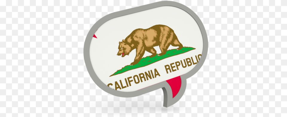 New California Republic Flag, Animal, Bear, Mammal, Wildlife Free Png