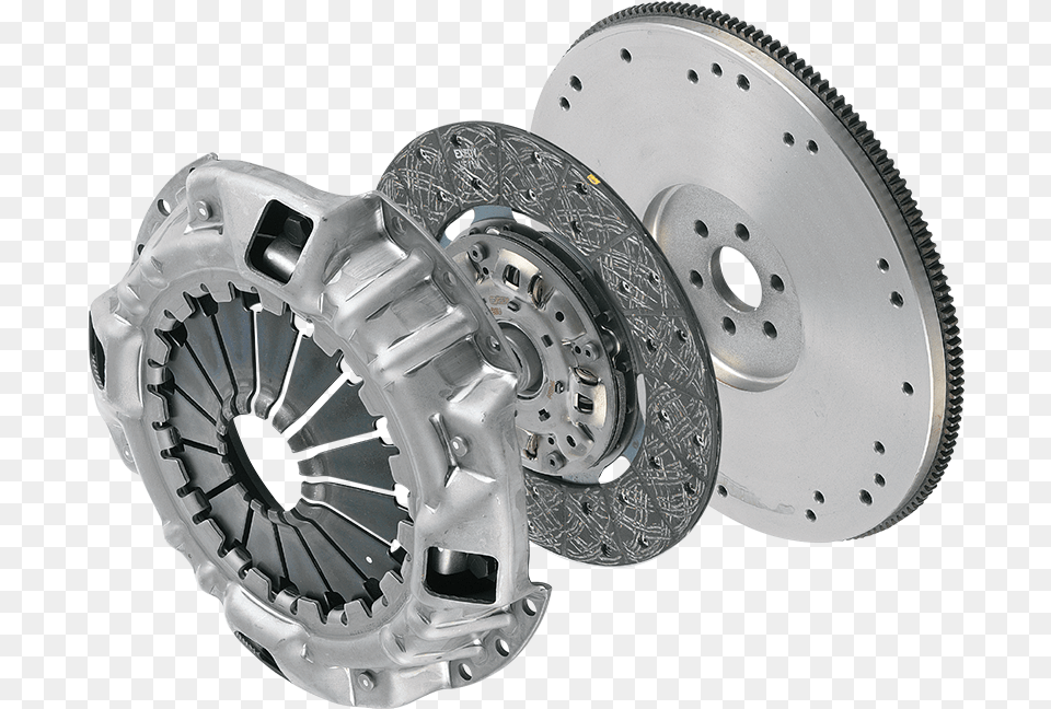 New Car Spare Parts Isolated On White Background Clutch Kit Clutch, Wheel, Spoke, Machine, Gear Png