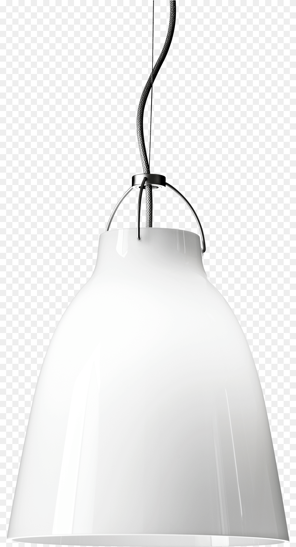 New Caravaggio Opal Pendant P2 6m Cord White, Lamp, Lampshade, Lighting Png Image