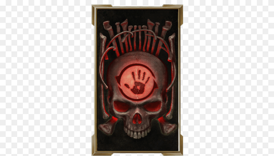 New Card Backs For The Elder Scrolls Dark Brotherhood Skull Logo, Emblem, Symbol, Art, Painting Png