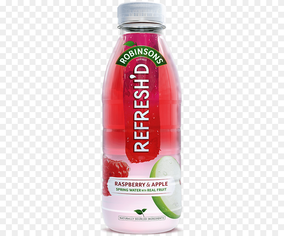 New Carousel Refreshd Bottle Robinsons Strawberry And Kiwi, Beverage, Juice, Food, Ketchup Free Transparent Png