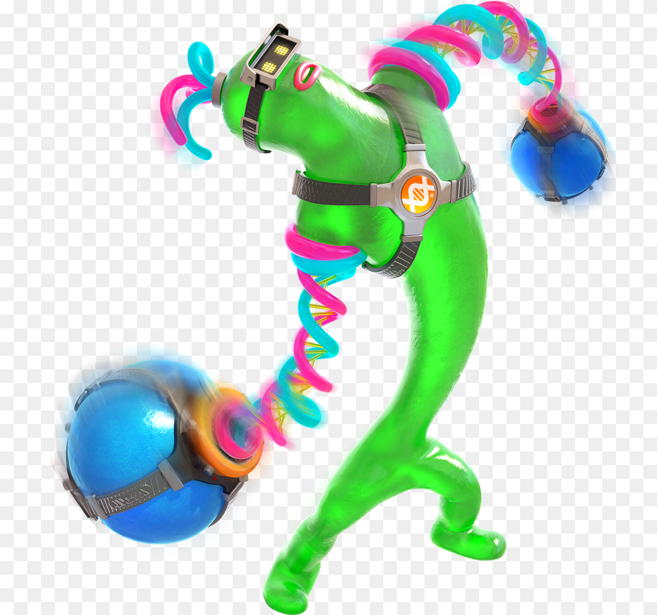 New Character Helix Is Basically A Fusion Of Gumby And Helix Arms, Toy, Art, Graphics Png Image