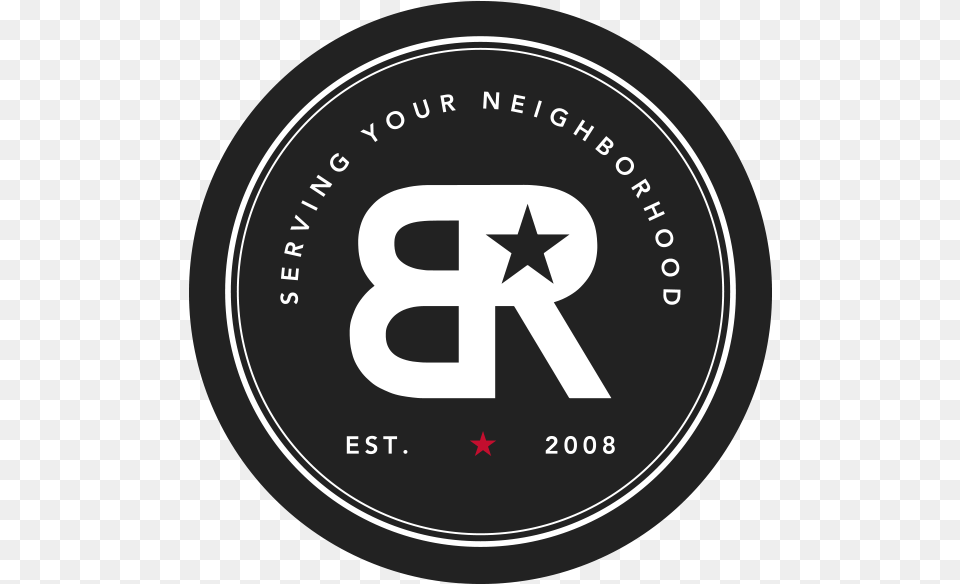 New Circle Sticker Black Rock Coffee Stickers, Logo, Symbol Png Image