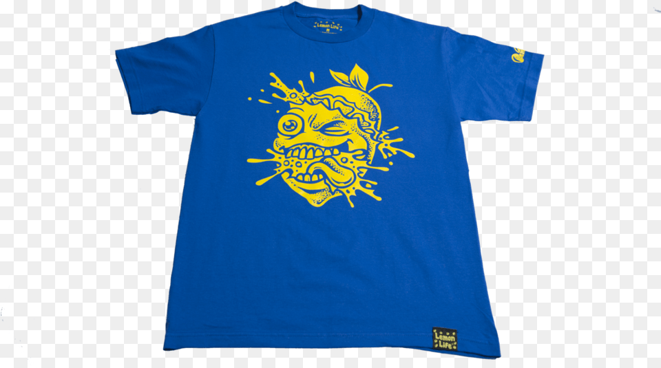 New Color The Quotlemon Splatquot T Shirt In Blue Active Shirt, Clothing, T-shirt Free Png
