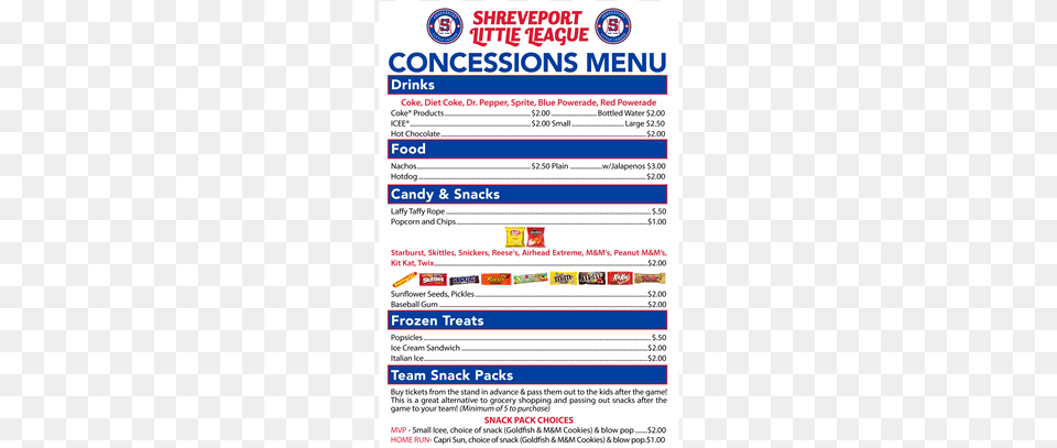 New Concessions Menu Menu, Advertisement, Poster, Text, Page Free Png Download