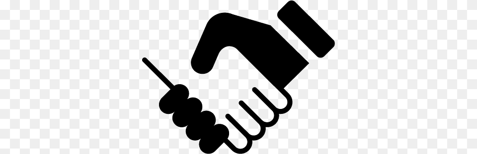 New Customer Icon Hand Shake Icon Svg, Gray Free Png Download